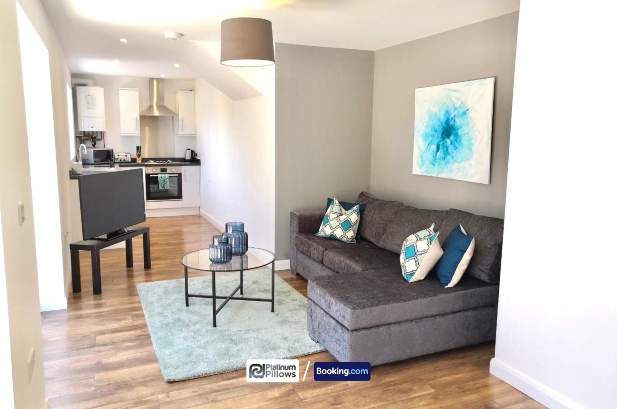 Modern Oxford 1Br Apt, Contractor & Family Accommodation, Near Oxford Hospitals And Science Park Екстериор снимка