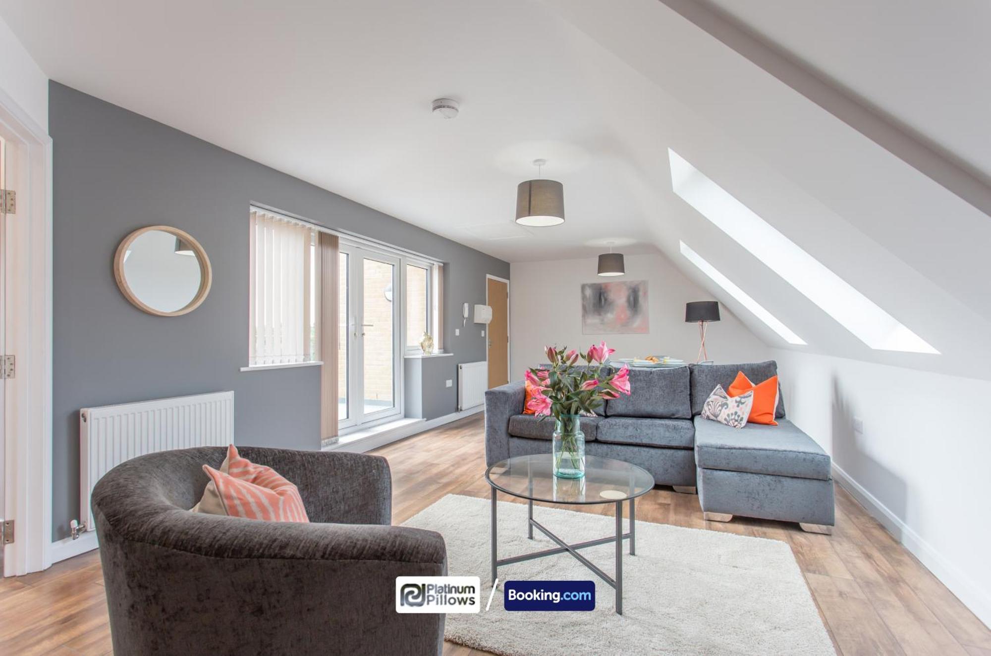 Modern Oxford 1Br Apt, Contractor & Family Accommodation, Near Oxford Hospitals And Science Park Екстериор снимка